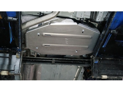 Защита бака (алюминий) 4мм ТСС для Baic X35 1.5 2019 – н.в.
