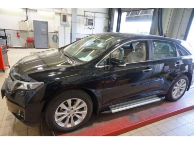 Пороги алюминивые Brilliant Silver Турция для Mazda CX-7 2006-2013