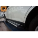 Пороги алюминивые Brilliant Silver Турция для Mazda CX-7 2006-2013