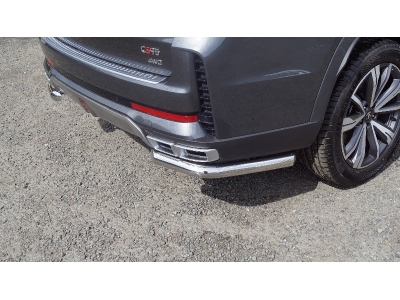 Защита задняя (уголки) 60,3 мм для Changan CS95 2.0L 4WD 2024-н.в.