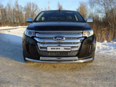 Рамка номерного знака Ford Edge (комплект) ТСС для 2013-2015