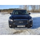 Защита передняя двойная 76-75 мм ТСС для Infiniti JX35/QX60 2012-2016