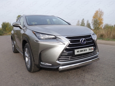 Накладка решётки радиатора 16 мм ТСС для Lexus NX-200t 2014-2017