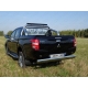 Пороги с площадкой нержавеющий лист 60 мм ТСС для Mitsubishi L200 2015-2019