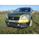 Защита передняя двойная 42-42 мм ТСС для Suzuki SX4 New 2013-2021
