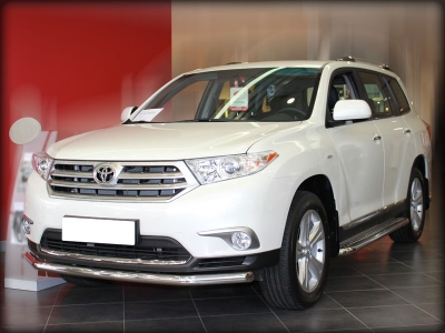 Дуга передняя низкая d-60 одинарная радиусная для Toyota Highlander 2010-2013