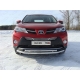 Защита передняя двойная 60-42 мм ТСС для Toyota RAV4 2013-2015