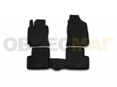 Коврики в салон полиуретан 4 штуки Element для Lifan Solano 620 2010-2016 CARLIF00003h