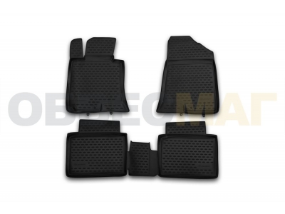 Коврики в салон полиуретан 4 штуки Element для Kia Optima 2011-2014