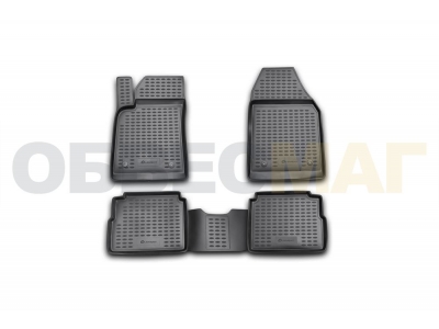 Коврики в салон полиуретан 4 штуки на универсал Element для Opel Vectra C 2002-2008