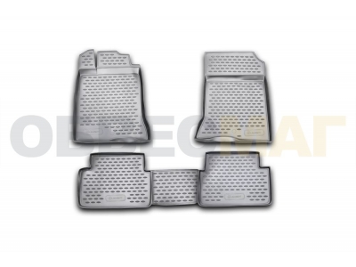 Коврики в салон полиуретан 4 штуки Element для Renault Laguna 3 2007-2021