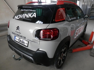 Фаркоп Galia шар С оцинкованный, быстросъемное крепление для Citroen C3 Aircross 2018-2021