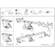 Фаркоп оцинкованный Galia шар C съемный для Volkswagen Caddy 2004-2015