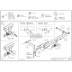 Фаркоп оцинкованный Galia шар C съемный для Chevrolet Captiva/Opel Antara 2006-2016 C060C