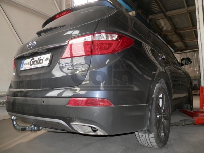 Фаркоп оцинкованный Galia шар C съемный для Hyundai Grand Santa Fe 2014-2021