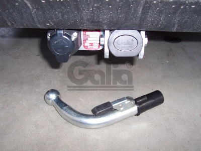 Фаркоп оцинкованный Galia шар A на хетчбек для Citroen C3 2002-2009