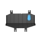 Защита картера для CНEVROLET Trailblazer (13-) 2.8 диз., 3.6 бен. АТ / Шевроле Трейлблейзер