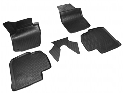 Коврики салона Norplast чёрные для Volkswagen Polo/Skoda Rapid 2012-2021