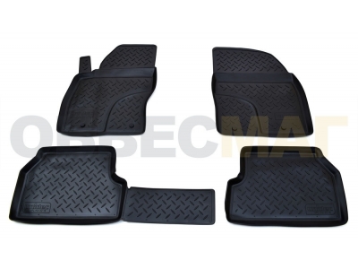 Коврики в салон Norplast полиуретан чёрные для Ford Focus 2 2008-2011