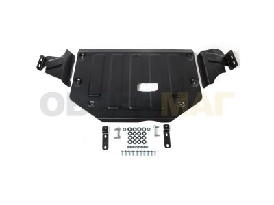 Защита картера и КПП Автоброня для 2,2D сталь 2 мм для Ford Transit/Tourneo Custom 2014-2021