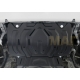 Защиты радиатора АвтоБроня 2 мм для Mitsubishi L200/Pajero Sport/Fiat Fullback 2015-2020
