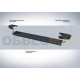 Пороги алюминиевые Rival Black New для Volkswagen Amarok 2010-2016