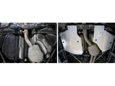 Защита топливного бака Rival для Audi Q7/Q8 2015-2021