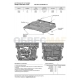 Защита картера и КПП Rival для Haval F7/F7x 2019-2021