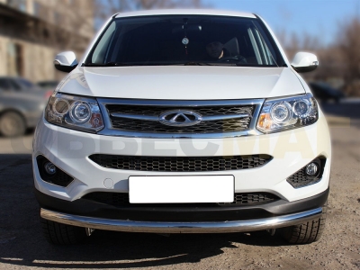 Защита переднего бампера 60 мм для Chery Tiggo 5 2014-2021