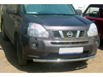 Защита переднего бампера 60 мм для Nissan X-Trail T31 2011-2015