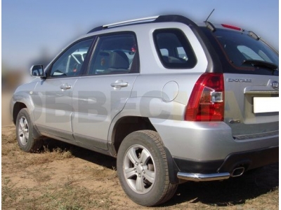 Защита задняя уголки 60 мм для Kia Sportage 2008-2010