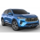 Пороги алюминиевые Rival Black для Haval F7/F7x 2019-2021