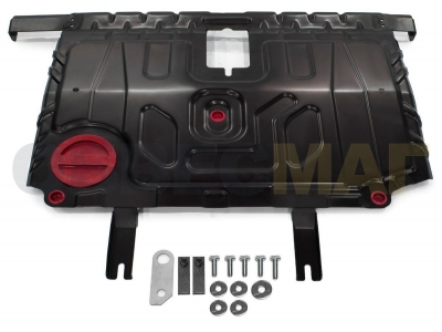 Защита картера и КПП Автоброня, сталь 2 мм для Toyota Corolla/BYD F3 2002-2013