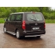 Пороги с площадкой алюминиевый лист 60 мм ТСС для Hyundai H-1 Starex 2019-2021