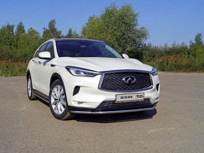 Накладка решётки радиатора нижняя 12 мм для Infiniti QX50 2018-2021