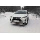 Защита переднего бампера с ДХО 60 мм ТСС для Lexus RX-200t/350/450h 2015-2021