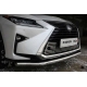 Защита переднего бампера с ДХО 60 мм ТСС для Lexus RX-200t/350/450h 2015-2021