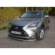 Защита переднего бампера 60 мм ТСС для Lexus NX-200 2014-2017