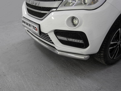 Накладка решетки радиатора 16 мм ТСС для Lifan X60 2016-2021