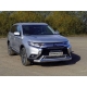 Решетка радиатора нижняя 12 мм для Mitsubishi Outlander 2018-2021