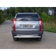 Защита заднего бампера 76 мм ТСС для Mitsubishi Pajero Sport 2016-2020