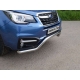 Защита передняя Кенгурятник 60 мм ТСС для Subaru Forester 2016-2018