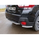 Защита задняя уголки 42 мм ТСС для Subaru XV 2017-2021