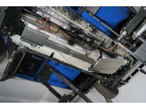 Защита топливопровода, алюминий 4 мм комплект 2 шт для Cheryexeed TXL № ZKTCC00470 (не подходит на комлектацию FL2)