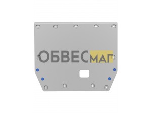 Защита переднего электродвигателя для Zeekr 9X 2025-н.в. 2.0 AT Бензин гибрид (алюминий, 3 мм) с креп. NLZ / Зикр