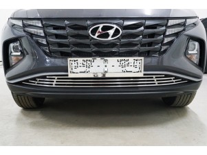 Решетка радиатора нижняя 12 мм для Hyundai Tucson 2020 – н.в. HYUNTUC21-23