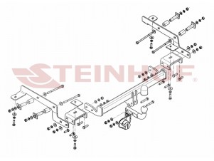 Фаркоп Nissan NV200 M20 2009-н.в. условно-съемное крепление шара №N-082