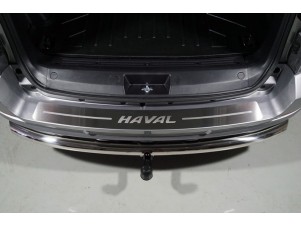 Накладка на задний бампер лист шлифованный надпись HAVAL для Haval H5 № HAVH520-10