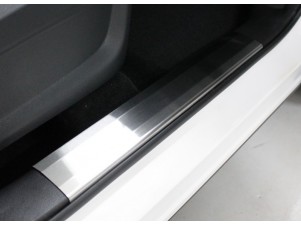 Накладки на пластиковые пороги лист шлифованный 4 шт для Chery Tiggo 7 Pro № CHERTIG7P20-13