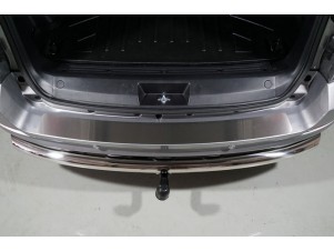 Накладка на задний бампер лист шлифованный для Haval H5 № HAVH520-08